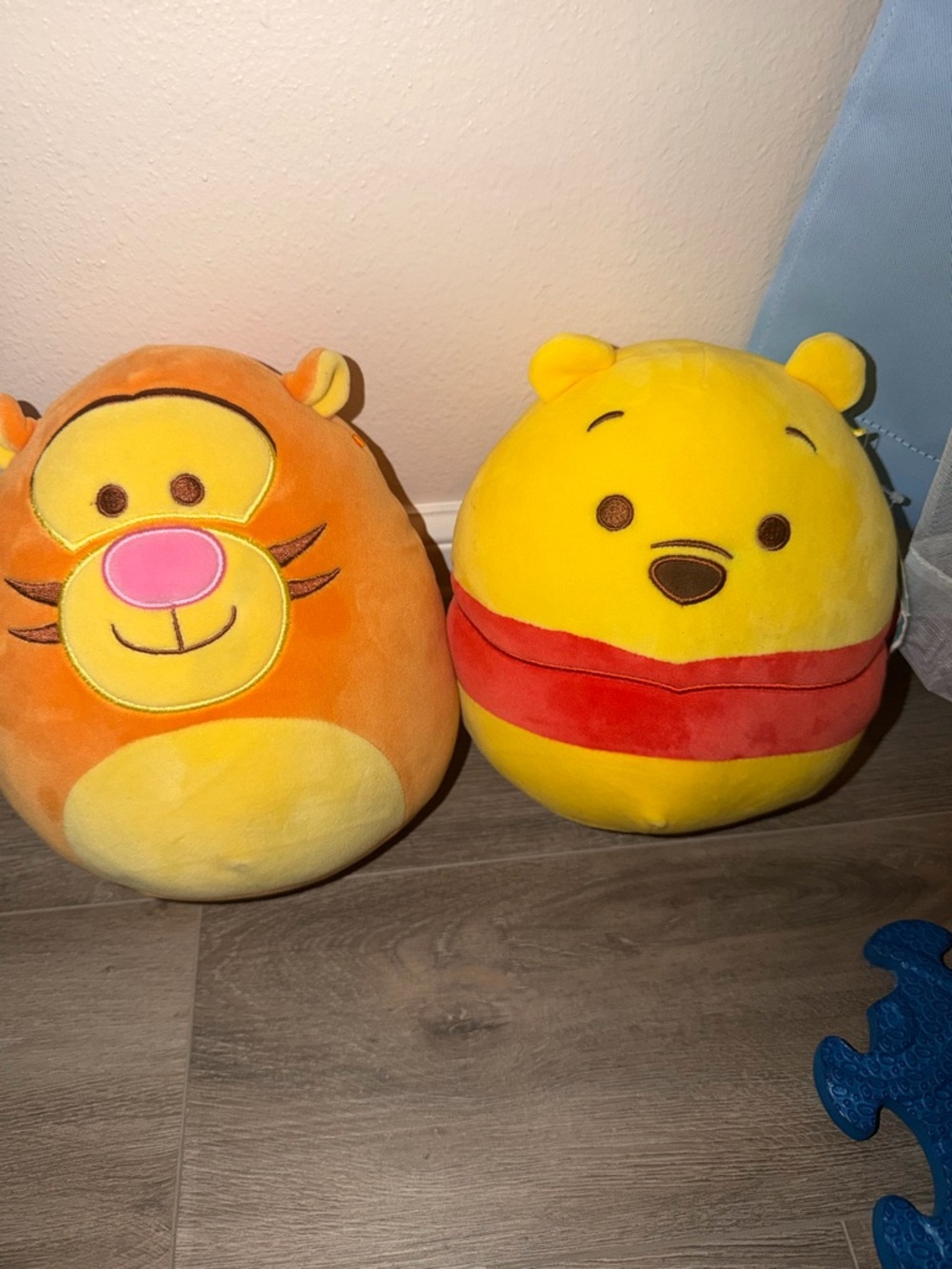 Squishmallows Orange Tigger & Yellow Winnie the Pooh Plush Set